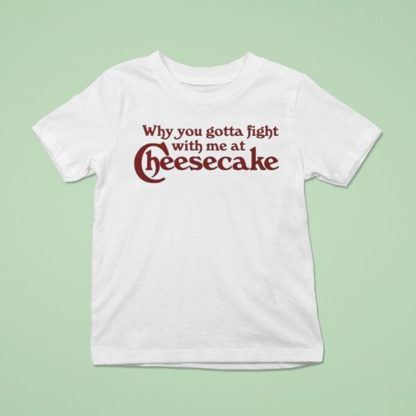 Drake Why You Gotta Fight With Me At Cheesecake T Shirt