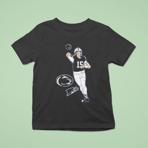 Drew Allar Superstar Pose Penn State Nittany Lions T Shirt