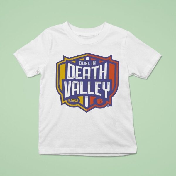 Duel In Death Valley Clemson Tigers Vs Lsu Tigers T Shirt