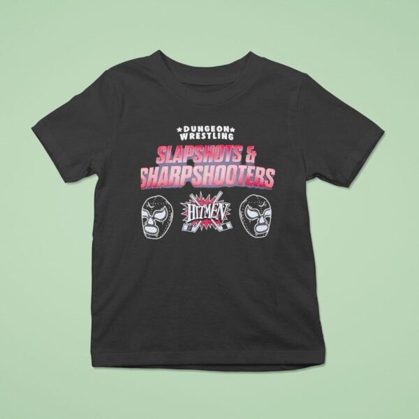Dungeon Wrestling Slapshots And Sharpshooters Hitmen T Shirt
