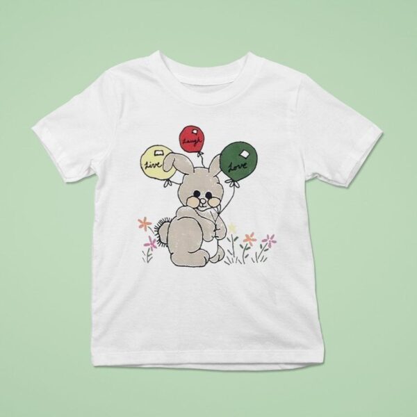 Earl Sweat Live Laugh Love Light Bunny Balloon T Shirt