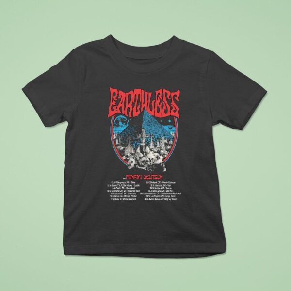 Earthless West Coast Tour T Shirt