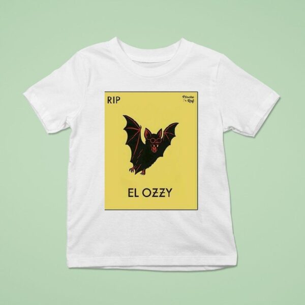El Ozzy Bat Ozzy Osbourne T Shirt