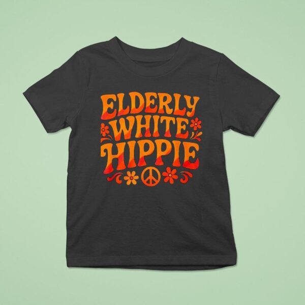 Elderly White Hippie Trending Saying Halloween T Shirt