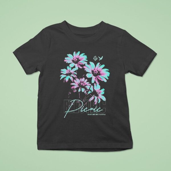 Electric Picnic Music And Arts Festival Flowers T Shirt