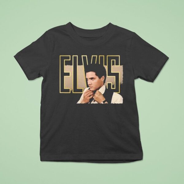 Elvis Presley In Gold T Shirt