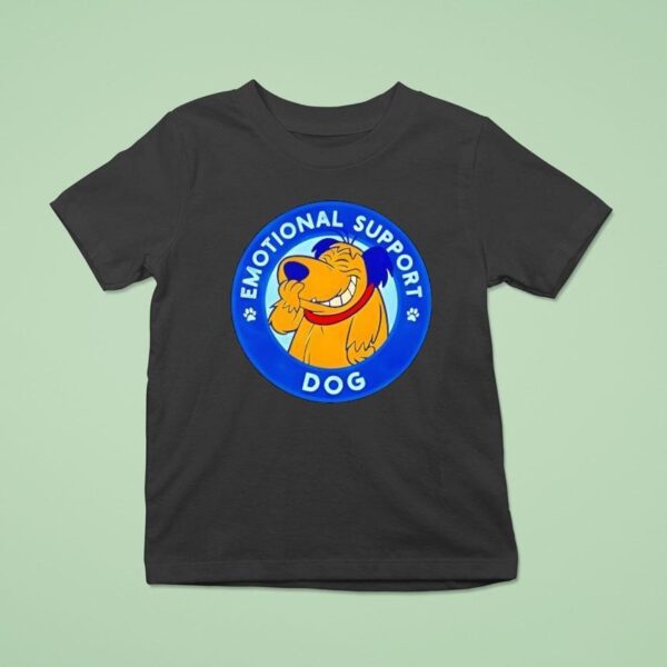 Emotional Support Dog Logo Graphic T Shirt