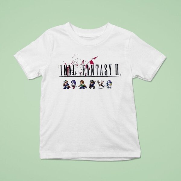 Final Fantasy Pixel Art Ii T Shirt