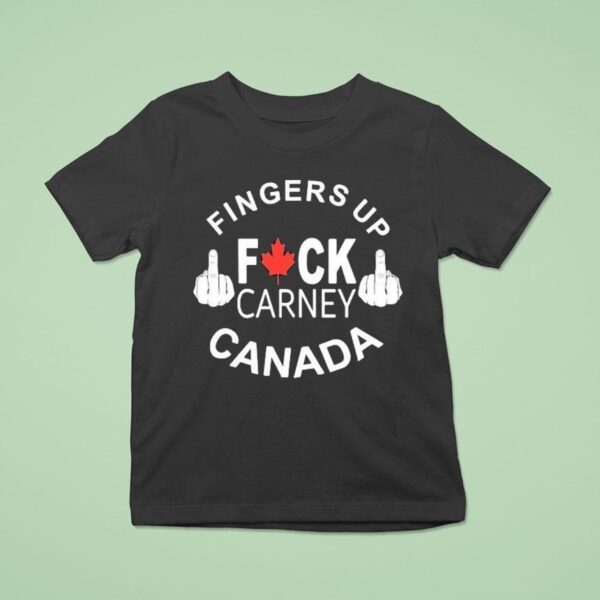Fingers Up Fuck Carney Canada T Shirt