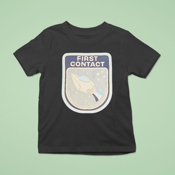 First Contact Defense Extraterrestrial Intelligence Agency T Shirt
