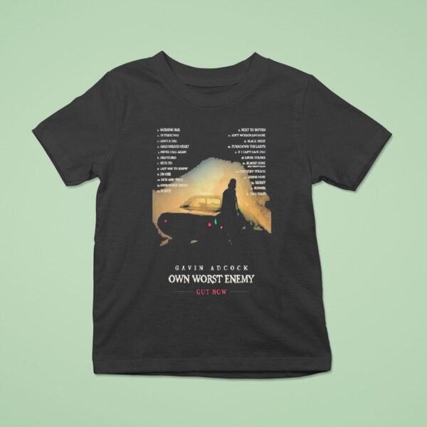 Gavin Adcock Own Worst Enemy Album T Shirt