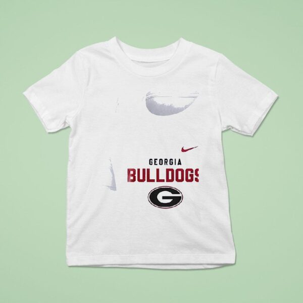 Georgia Bulldogs Ncaa One Nation Under God Cross Graphic T Shirt