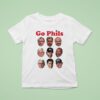 Go Phils Big Heads Coach History Philadelphia Phillies T Shirt