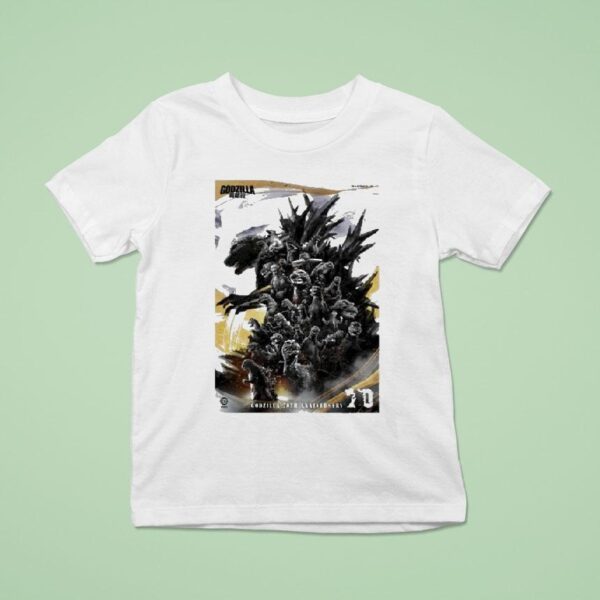 Godzilla Th Anniversary In With Scla T Shirt