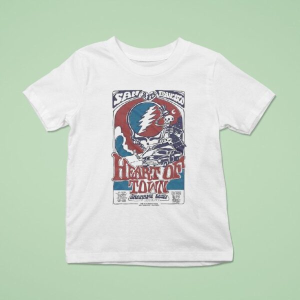 Grahame Lesh And Friends Grateful Dead Years Celebration Heart Of Tour On San Francisco On August T Shirt