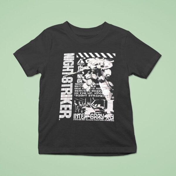 Gundam Night Striker Inter Gray Xsi T Shirt