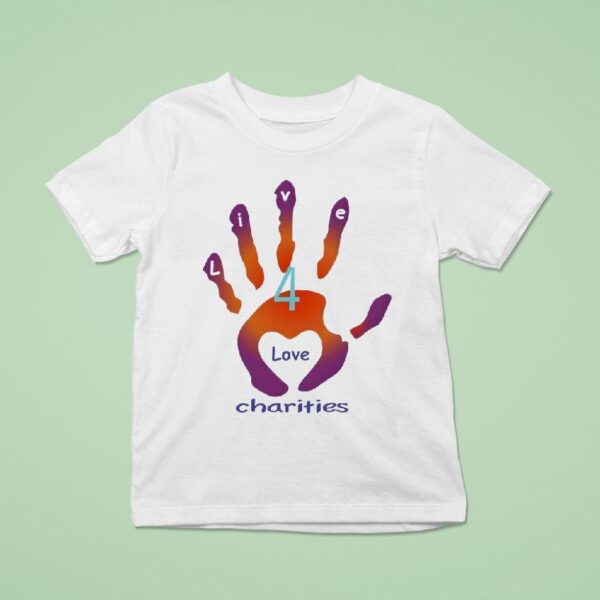 Hand Live Love Charities T Shirt