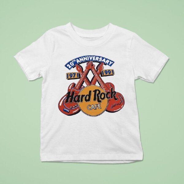 Hard Rock Cafe Th Anniversary Vintage T Shirt