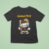 Hello Kitty X Washington Commanders Cat Nfl Fan T Shirt
