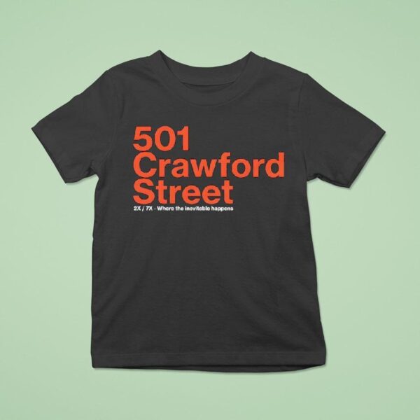 Houston Crawford Street X X Where The Inevitable Happens T Shirt