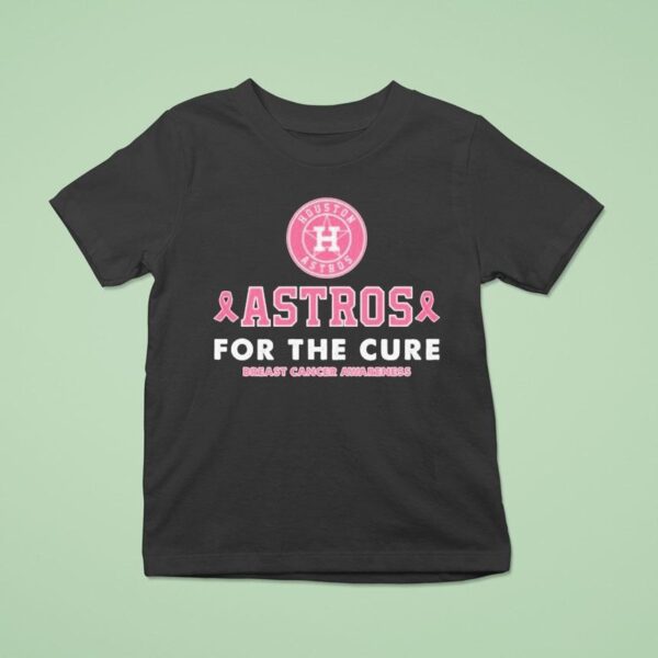 Houston Astros For The Cure Breast Cancer Awareness T Shirt