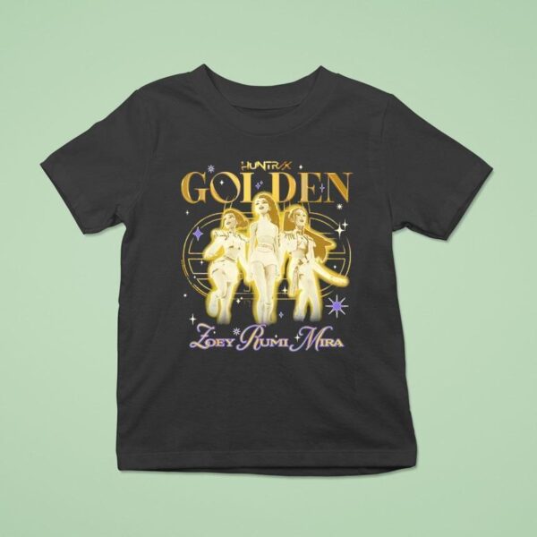 Huntrix Golden Zoey Rumi Mira Retro T Shirt