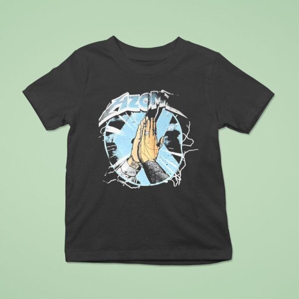 Hzomz Clasp Hands Lightning T Shirt