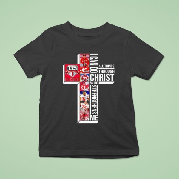 I Can Do All Things Through Christ Who Strengthens Me Ohio State Buckeyes Signatures T Shirt