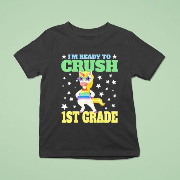 I M Ready For First Grade Back To School St Grade Girls T Shirt