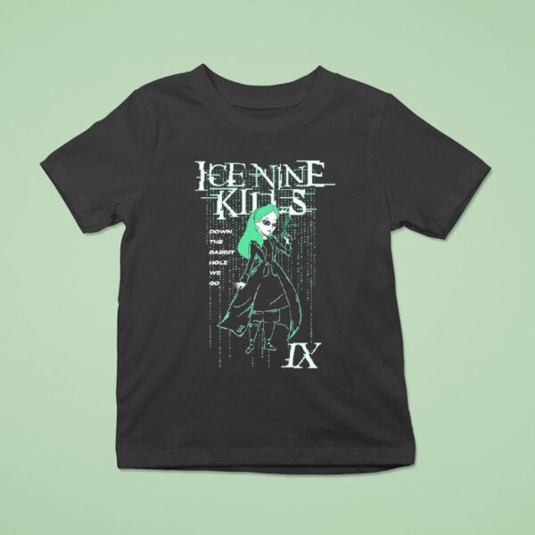 Ice Nine Kills Malice In Wonderland From Regions Beyond Down The Rabbit Hole We Go T Shirt