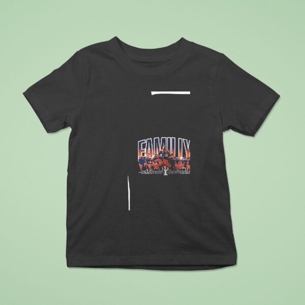 Illinois Fighting Illini Family Schedule T Shirt