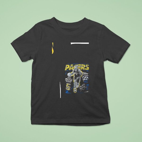 Indiana Pacers Jalen Rose Nba Most Improved Player Graphic T Shirt