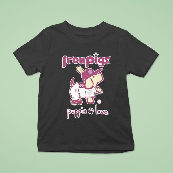 Ironpigs Puppie Love Philadelphia Phillies T Shirt