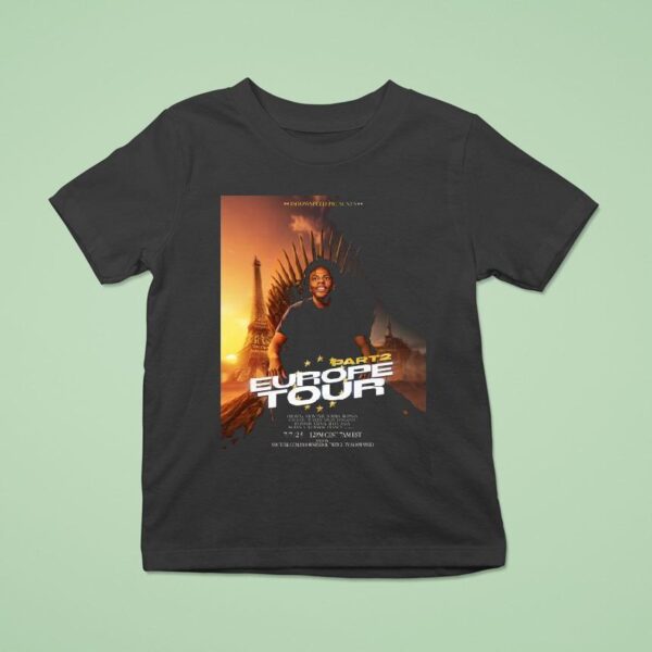 Ishowspeed Presents Europe Tour Part Tour Stops Live On Youtube July T Shirt