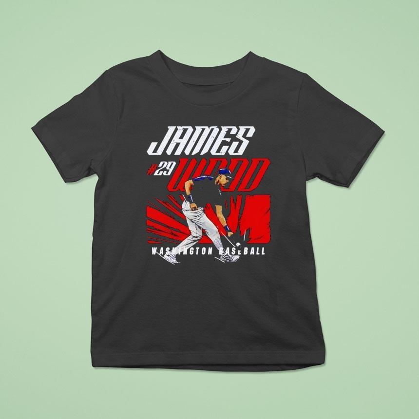 James Wood Washington Nationals Baseball T Shirt James Wood Washington Nationals Baseball T Shirt