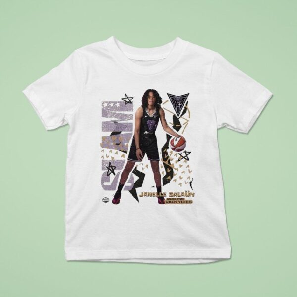 Janelle Salaun Slam Golden State Valkyries Wnbpa T Shirt