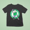 Jason Voorhees In The Style Of The Boston Celtics Logo T Shirt