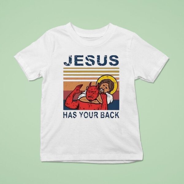 Jesus X Deveil Has Your Back T Shirt