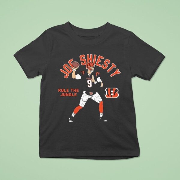 Joe Burrow Cincinnati Bengals Player Rule The Jungle Joe Shiesty T Shirt
