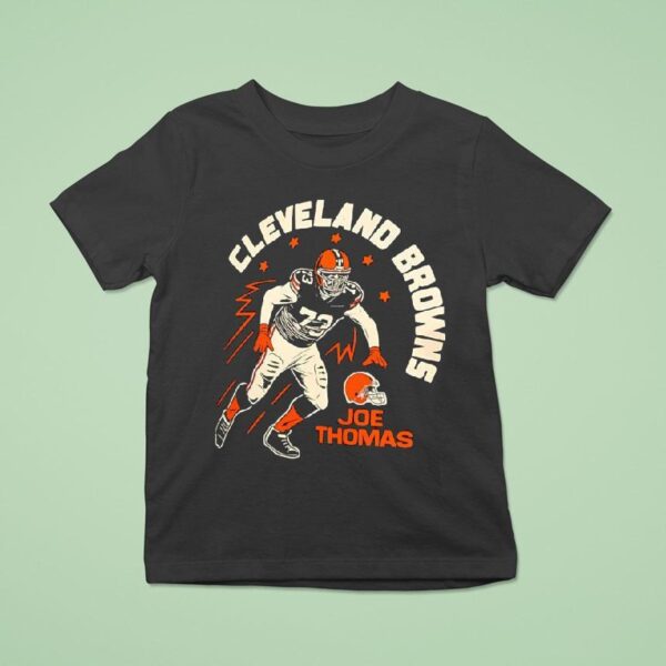 Joe Thomas Cleveland Browns Football Cartoon T Shirt