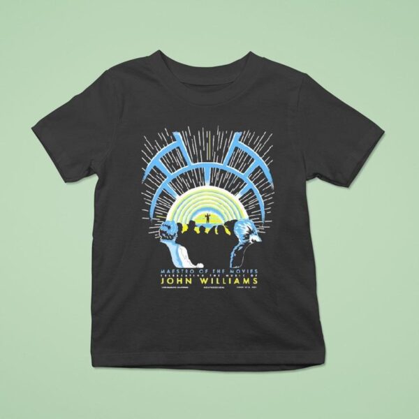 John Williams Maestro Of The Movies August Hollywood Bowl Ca T Shirt