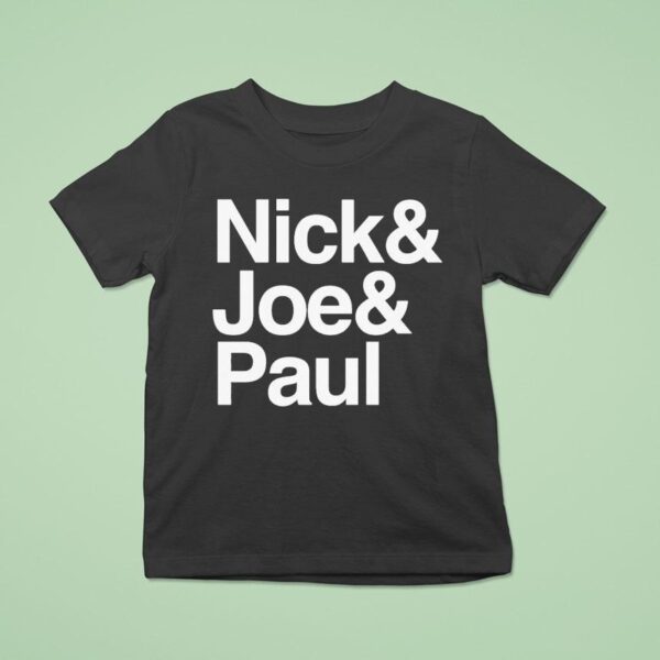Jonas Brothers Nick Joe Paul T Shirt