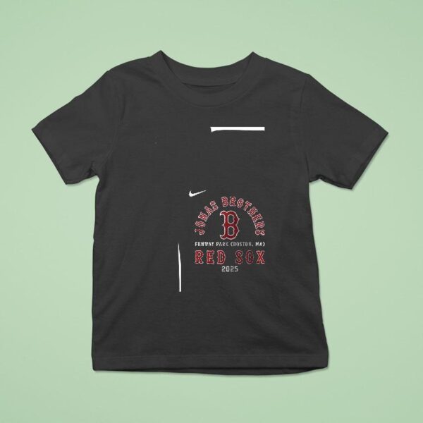 Jonas Brothers X Boston Red Sox Greeting From Your Hometown T Shirt