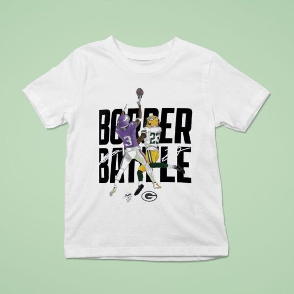 Jordan Addison And Jaire Alexander Border Battle Vikings Vs Packers Nfl T Shirt