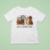 Just A Spooky Paw Dogs Halloween T Shirt