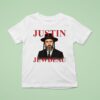 Justin Jewdeau Potrait Parody T Shirt