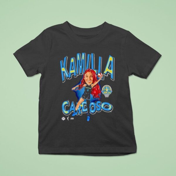 Kamilla Cardoso Chicago Sky Basketball Cartoon T Shirt