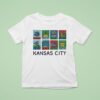 Kansas City Crossroads Plaza River Market Downtown Nelson Wwi Museum Kauffman Crown Center T Shirt