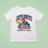 Kansas Jayhawks The Booth Rock Chalk Stadium University Of Ku Masco T Shirt