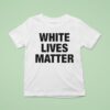 Kanye West Wearing White Lives Matter T Shirt